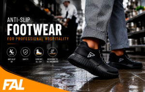Non-slip footwear for the hospitality industry and professional kitchens: what to look for before buying